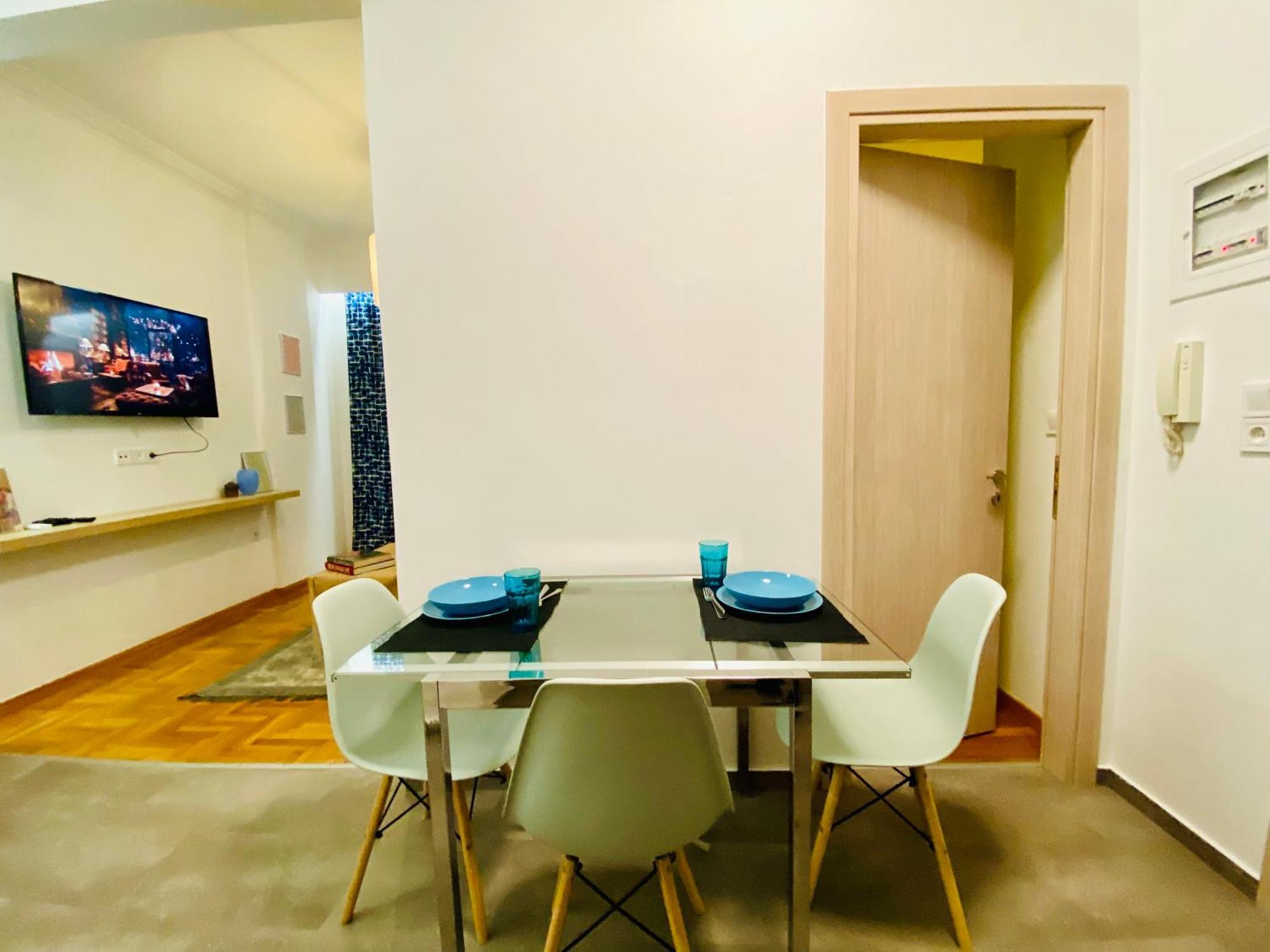 Antinoros Inn, Stylish Apartment,3' To Metro Aten Exteriör bild